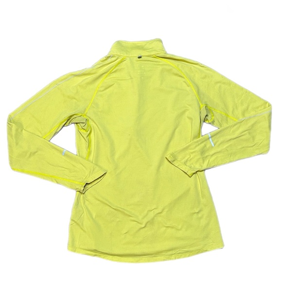 Nike Bright Yellow Half-Zip Top Athletic Jacket - Picture 3 of 13